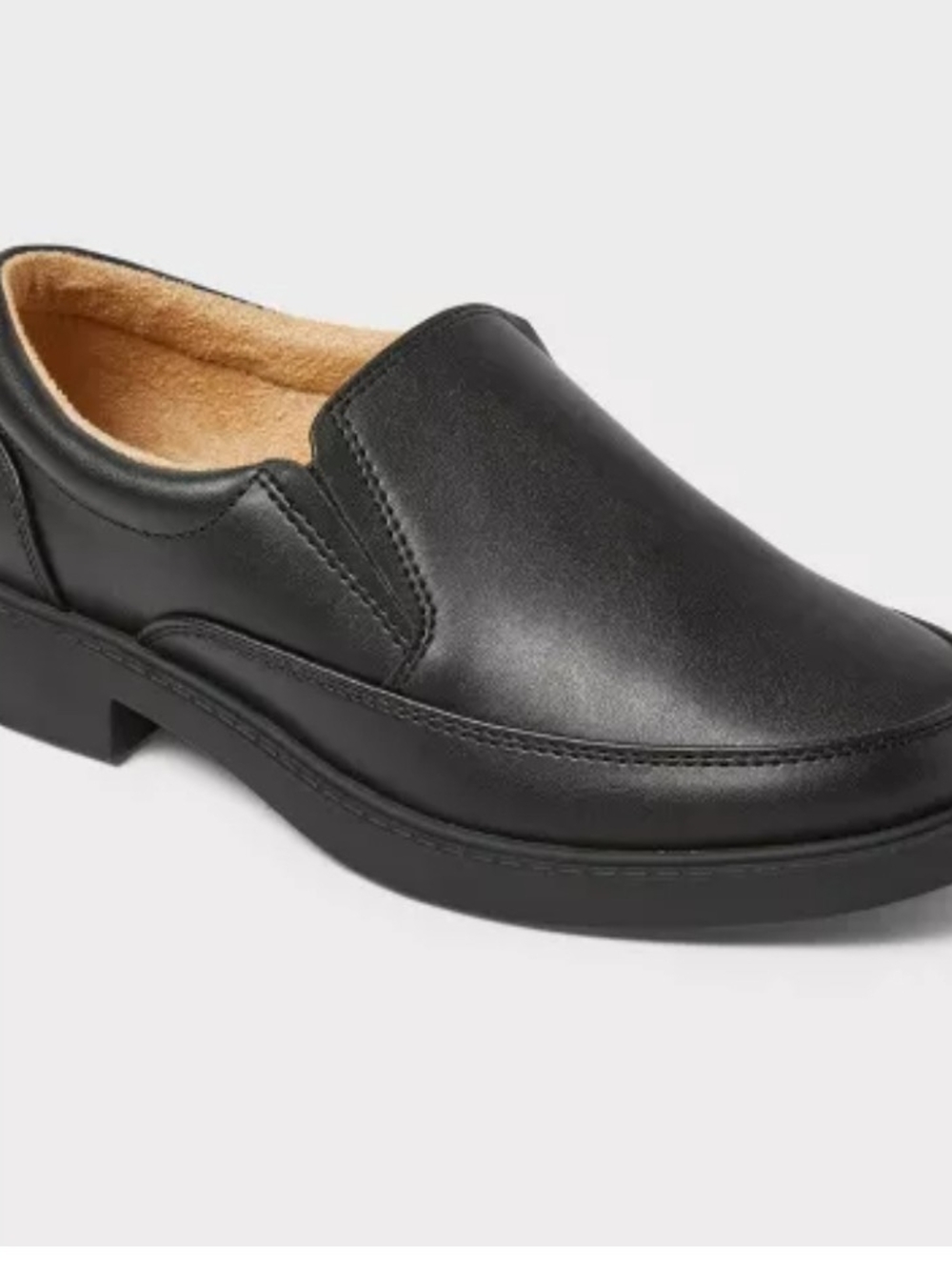Kids' Landyn Slip-On Dress Shoes - Cat & Jack Black size 6